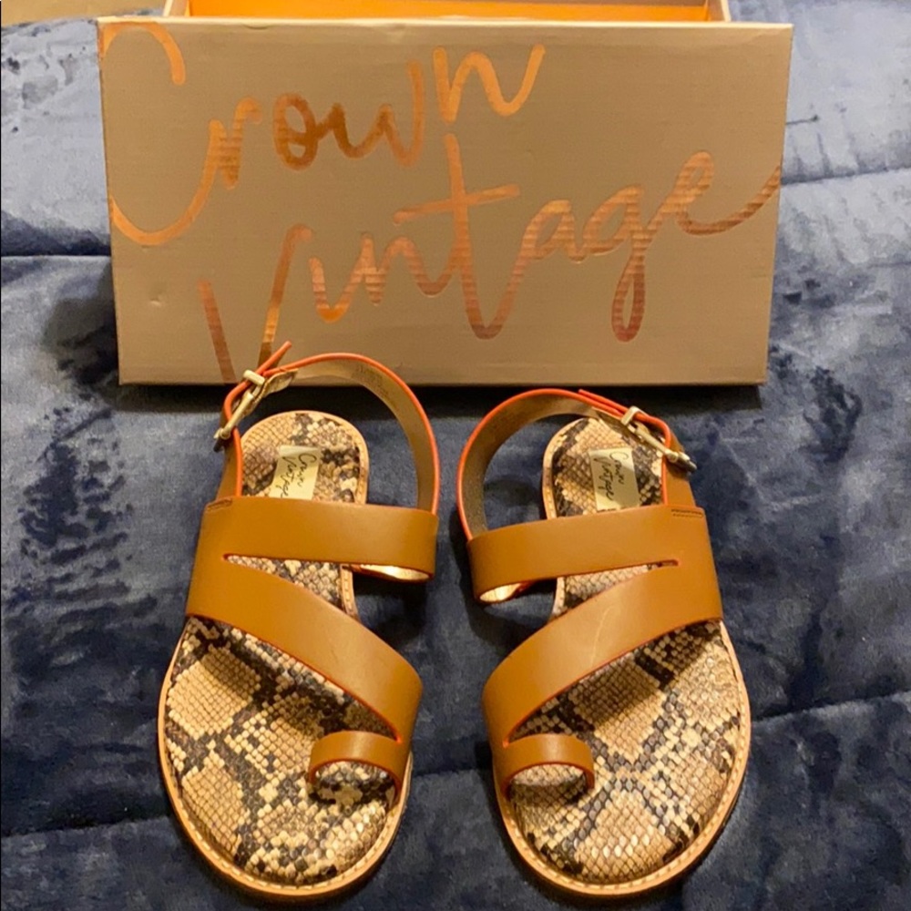 Snake print sandals - Picture 2 of 8